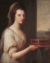 Portrait of Lady Henrietta Williams-Wynn, ca 1769. Creator: Kauffmann, Angelika (1741-1807).