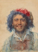 Self-Portrait as Gypsy Baron. Creator: Harlamov (Harlamoff), Alexei Alexeyevich (1840-1922).