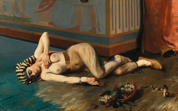 The Death of Cleopatra, 1884. Creator: Girardot, Georges Marie Julien (1856-1914).