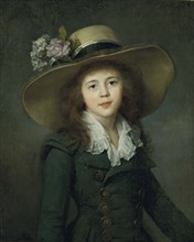 Baroness Elizaveta Alexandrovna Stroganova (1779-1818) , Early 1780s. Creator: Voille, Jean Louis (1744-after 1803).