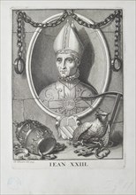 Antipope John XXIII (Baldassare Cossa) , 1713. Creator: Picart, Bernard (1673-1733).
