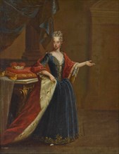 Portrait of Maria Antonia of Austria (1669-1692), Electress of Bavaria. Creator: Horemans, Peter Jacob (1700-1776).