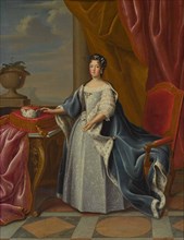 Portrait of Theresa Kunegunda Sobieska (1676-1730), Electress of Bavaria. Creator: Horemans, Peter Jacob (1700-1776).
