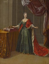 Portrait of Princess Maria Antonia of Bavaria (1724-1780), Electress of Saxony. Creator: Horemans, Peter Jacob (1700-1776).