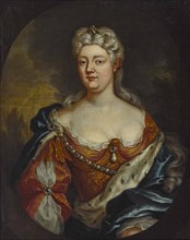 Portrait of Countess Caroline of Nassau-Saarbrücken (1704-1774), c. 1725. Creator: Anonymous.
