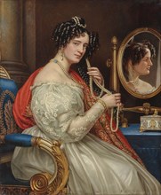 Portrait of Countess Sofia Kisseleff (1801-1875), née Potocka, 1834. Creator: Stieler, Joseph Karl (1781-1858).