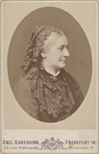 Portrait of Clara Wieck-Schumann (1819-1896), 1883. Creator: Rabending, Emil (1823-1886).