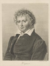 Portrait of Esaias Tegnér (1782-1846) , c. 1830. Creator: Jaquemot, Georges-François-Louis (1806-1880).