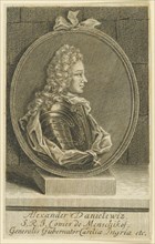 Alexander Danilovich Menshikov, Generalissimo, Prince of the Holy Roman Empire, 1705. Creator: Anonymous.