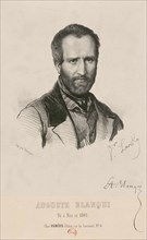 Portrait of Louis-Auguste Blanqui (1805-1881), 1849. Creator: Larsky, Victor (active Mid of 19th cen.).