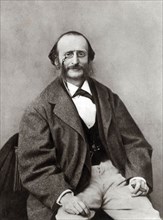 Portrait of Jacques Offenbach (1819-1880), ca 1865. Creator: Anonymous.