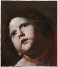 Head of a girl with a coral necklace, c. 1645. Creator: Preti, Mattia (1613-1699).