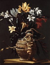 Fiasca con fiori , c. 1615-1620. Creator: Maestro della fiasca di Forlì (active c. 1615-1620).