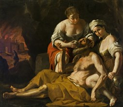 Lot and his Daughters, ca 1675-1680. Creator: Preti, Mattia (1613-1699).