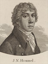 Portrait of Johann Nepomuk Hummel (1778-1837). Creator: Anonymous.