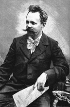 Portrait of the Composer Engelbert Humperdinck (1854-1921). Creator: Brend'amour, Richard (1831-1915).