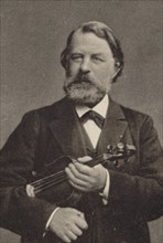 Portrait of the violinist and composer Joseph Joachim (1831-1907). Creator: Anonymous.