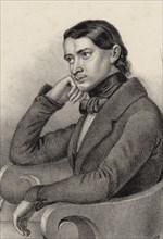 Portrait of the Composer Alfred Joly, 1850. Creator: Anonymous.