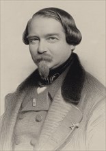 Portrait of the Composer Jean-Georges Kastner (1810-1867), 1857. Creator: Baugniet, Charles-Louis (1814-1886).
