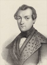 Portrait of the pianist and composer Antoine de Kontski (1817-1899). Creator: Cazes, Romain (1808-1881).