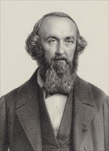 Portrait of the Composer Adrien de La Fage (1801-1862). Creator: Alophe, Marie-Alexandre Menut (1812-1883).