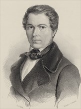 Portrait of the violinist and composer Joseph Labitzky (1802-1881), 1840. Creator: Schlick, Friedrich Gustav (1804-1869).