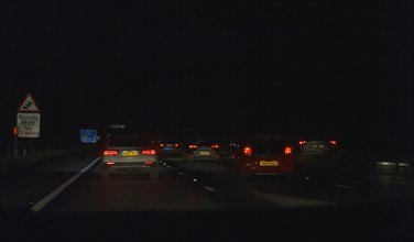 M27 motorway during evening rush-hour 2018. Creator: Unknown.