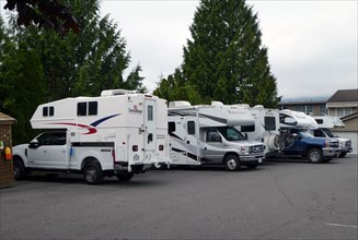 Camper trucks, Vancouver Island, British Columbia 2018. Creator: Unknown.