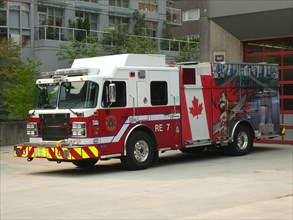 Smeal Fire appliance, Vancouver, British Columbia, Canada 2018. Creator: Unknown.