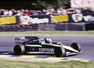 Brabham BT52 GP of Europe Brands Hatch 1983, Ricardo Patrese. Creator: Unknown.