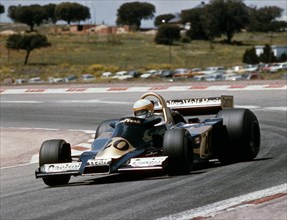 Walter Wolf WR2, Jody Scheckter 1977 Spanish Grand Prix. Creator: Unknown.