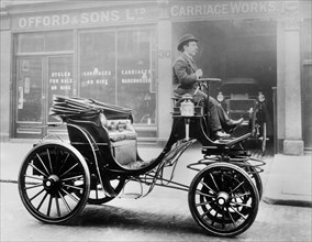 1897 Krieger 9hp Offord body electric. Creator: Unknown.