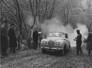 Land's End trial 1961, Austin A40 Somerset on Darracot Hill. Creator: Unknown.