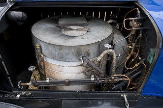 1916 Stanley steam car engine. Creator: Unknown.