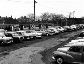 Leytonstone station car park, 1960's. Creator: Unknown.