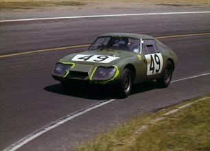Austin - Healey Sprite, Hawkins - Rhodes 1965, Le Mans 24 hour race. Creator: Unknown.
