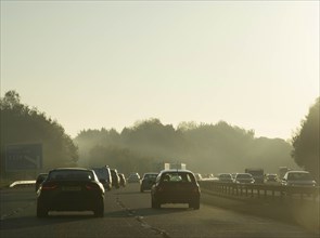 M27 motorway during morning rush-hour 2017. Creator: Unknown.