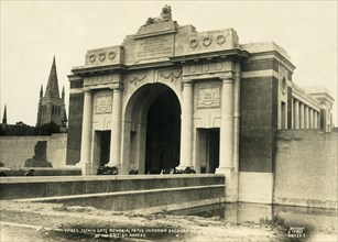 'Menin Gate Memorial to the Unknown Soldiers of the British Armies', Ypres, Belgium, c1927. Creators: Robert Antony, Maurice Antony, Photo Antony.