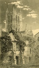 The Water Tower, Canterbury Cathedral, Canterbury, Kent, 1885.  Creator: Unknown.