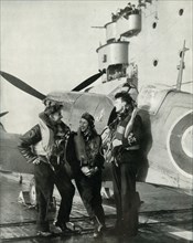 Fleet Air Arm pilots, 1943.  Creator: Unknown.