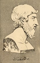 'Bias', (died 530 BC), 1830. Creator: Unknown.