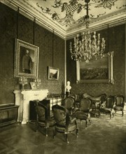 Private Office of Emperor Franz Joseph I in the Hofburg, Vienna, Austria, c1935.  Creator: Unknown.