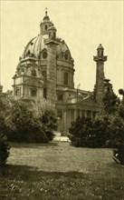 Karlskirche, Vienna, Austria, c1935. Creator: Unknown.