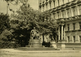 The Goethe Monument, Vienna, Austria, c1935. Creator: Unknown.