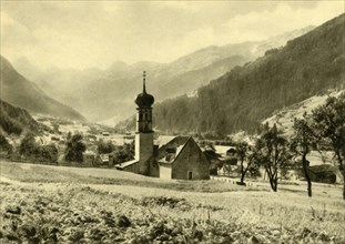 The church of Sankt Nikolaus at Gortipohl, Austria, c1935. Creator: Unknown.