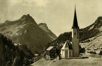 Church at Schröcken, Bregenzerwald, Austria, c1935. Creator: Unknown.