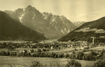 Lienz and the Spitzkofel, Tyrol, Austria, c1935. Creator: Unknown.