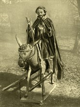Effigy of Christ riding a donkey, Puch bei Hallein, Austria, c1935. Creator: Unknown.