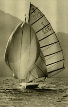 Sailing on the Attersee, Upper Austria, c1935. Creator: Unknown.