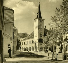 Town hall, Gumpoldskirchen, Mödling, Lower Austria, c1935.  Creator: Unknown.